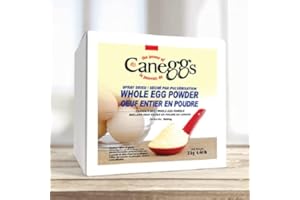 Caneggs Powdered Eggs (Whole Egg) | 100% Natural Grade-A Non-GMO Eggs | 2kg or 4.4 lb