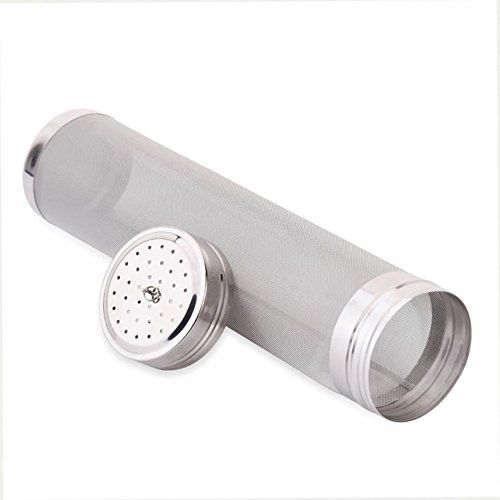 ProMaker Beer Dry Hopper Filter, Stainless Steel Hop Strainer Micron Mesh Beer Filter Cartridge (2.8 X 11.8 inch)