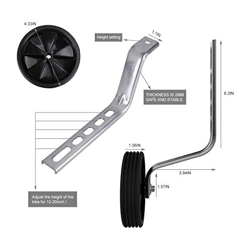 4 DRBIKE+Adjustable+Training+Wheels+Stabilizer