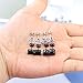 JOERICA 8 Pairs Stud Earrings for Women Men 316L Stainless Steel Hypoallergenic, Piercing Plugs Design, CZ Inlaid, Stylish & Comfortable Jewelry, Perfect for Sensitive Ears, Everyday Wear 3-8mm