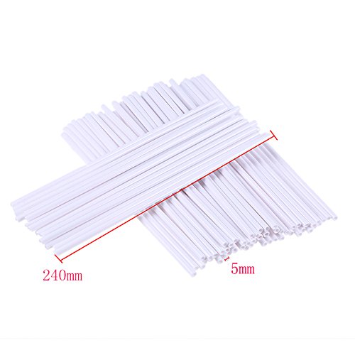 72Pcs Motorcycle Motocross Dirt Bike Wheel Rim Spoke Skins Covers Wrap Decor Protector Kit (white)