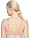 Full Figure Plus Size No-Bounce Camisole Sports Bra Wirefree #1066 Café