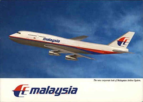 Malaysian Airline System - Jet Plane Aircraft Original Vintage Postcard