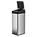 iTouchless 13 Gallon Stainless Steel Automatic Trash Can with Odor Control System, Big Lid Opening Sensor Touchless Kitchen Trash Bin