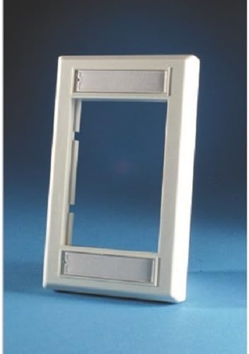 Ortronics Single-Gang Series II Faceplate, Fog White OR-40300158