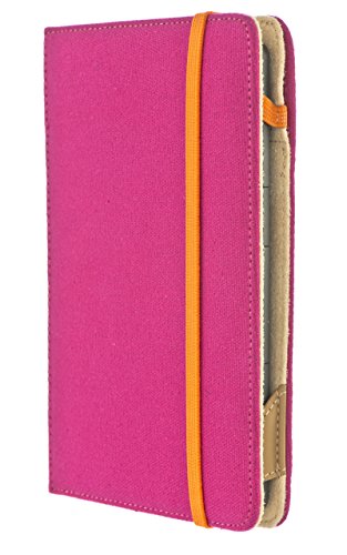 M-Edge Trip Jacket Folio Protective Case Cover for Kindle 4, Touch - Pink/Orange (Certified Refurbished)