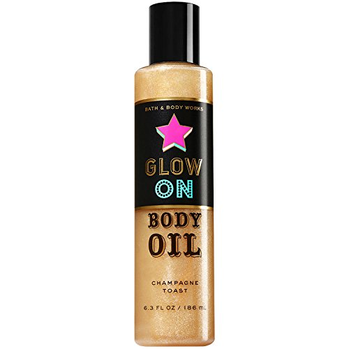 Bath & Body Works Glow On Shimmer Body Oil Champagne Toast 6.3 oz