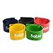 Sable Resistance Exercise Bands for Women Men, Set of 5 with Carry Bag, Workout Stretching Latex Loop for Legs, Physical Therapy, Yoga, Ankle, Pilates, P90x, P90 and Home Fitness