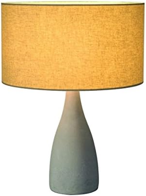 SLV Lighting 155701U Soprana Solid TL-2 Concrete Table Lamp, Gray Stone Concrete Finish