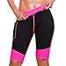 TrainingGirl Women's Hot Neoprene Sauna Sweat Shorts with Pocket Weight Loss Slimming Pants Workout Body Shaper Yoga Leggings