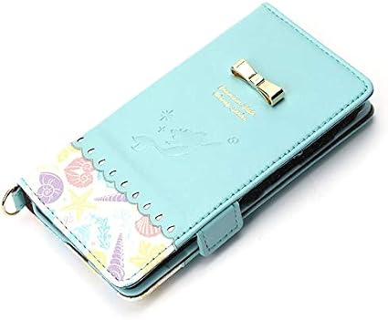 Amazon カラー アリエル Xperiaxz2compact ディズニー パステルリボン ケース カバー シンプル かわいい カード収納 プリンセス アリエル ラプンツェル 手帳型ケース 手帳型 手帳ケース エクスペリア Xperia Xz2 Compact コンパクト So 05k スマホカバー