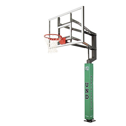 NCAA North Dakota Fighting Hawks Goalsetter Basketball Pole Pad, Green, One size - Thumbnail 7