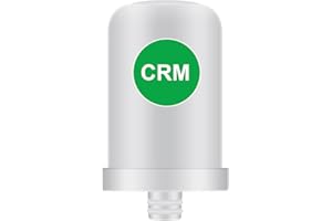 WINGSOL Faucet Water Filter Stainless-Steel Reduce Chlorine Speedy Flow, Japan PAC Filter Improve Taste, Faucet Filters for Faucets-Fits Standard Faucets (CRM-1P)