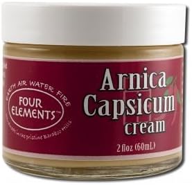 Four Elements Creams Arnica Capsicum Cream, 2 OZ (Pack of 3)