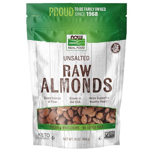 NOW Foods, Almonds, Raw and Unsalted, Source of