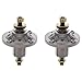 2 Stens 285-851 Spindle Assemblies for John Deere D100-D160, LA100-LA165, X110, X120 and X140 GY20454, GY20867, GY20962