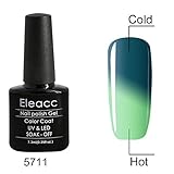 Eleacc Temperature Changing Colour Nail Lacquers Soak Off UV LED Gel Polish Gelpolish 7.3ml (5711)
