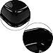 Qskely 3-Pack 12 Quart Black Dish Pan/Wash Basin, F