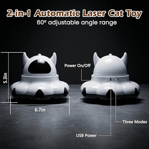 Automatic cat laser toy