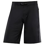 vertex flex-knit zip pocket short - black/gun metal/stealth black - MDAK