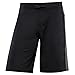 vertex flex-knit zip pocket short - black/gun metal/stealth black - MDAK