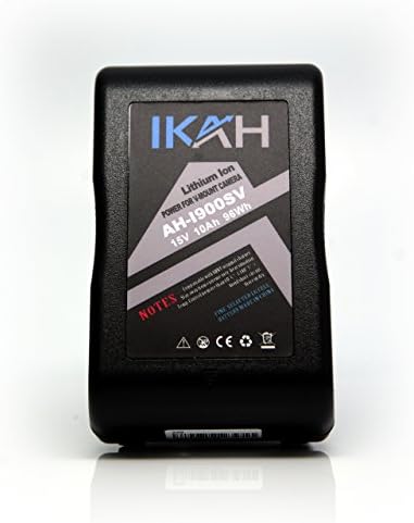 IKAH AH-I900SV 95Wh Li-ion Rechargeable Battery Sony V-mount Lock For DSLR Video Camera