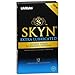 Lifestyles SKYN Extra Lubricated NON-LATEX Polyisoprene Condoms with Silver Pocket/Travel Case-12 Count