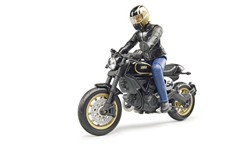 Bruder 63050 - Scrambler Ducati Cafe Racer mit Fahrer – Bild 5