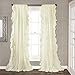 Lush Decor Reyna Ruffle Window Curtain Panel Set, Pair, 54