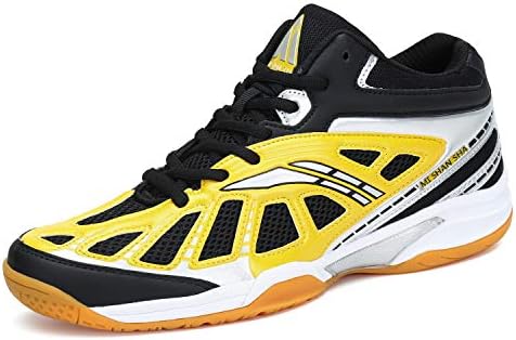 Fashiontown Athletic Mens Sneakers Badminton Shoes Non Slip Indoor Court Outdoor Safety Training Shoe