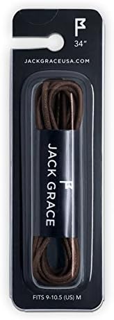 Jack Grace Innovator Shoelaces - Chocolate - 34 In. (Size 9 - 10.5)