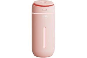 Mini Cool Mist Humidifier for Bedroom Quiet USB Personal Humidifier with LED Night Light Auto Shut-off Small Vaporizer for Ni