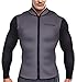 Ctrilady Men's Neoprene Wetsuit Jacket with Front Zipper and Long Sleeves for Swimming, Snorkeling, and Surfing