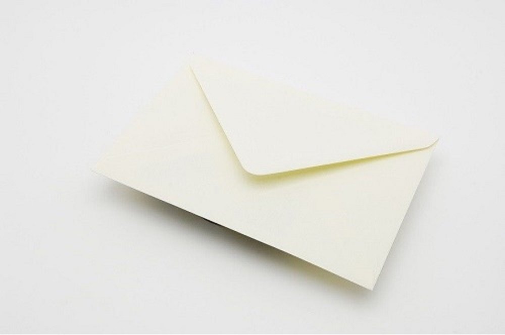 50 Pack Small C7 Ivory Cream Envelopes - 81mm x 111mm - Gummed 100gsm – A7 Fit