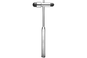 Primacare DH-3693 Buck Neuro Reflex Hammer | Neurological Reflexes Testing Hammer with Dual-Plastic Head & Built-In Brush | Best Medical Supplies for Doctors, Nurses and Students | 7.5 Inches