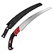 TABOR TOOLS Pruning Saw with Sheath, 13 Inch Hand Saw with Curved Blade and Holster, Suitable for Trimming Tree Branches and Clearing Forest Trails. T9A. (13 Inch, Curved Blade, Thumb Support)