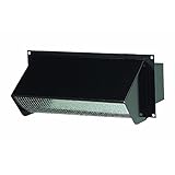Broan Black 639 Wall Cap for 3-1/4" x 10" Duct for Range Hoods and Bath Ventilation Fans