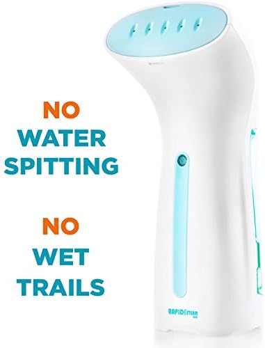 Rapidsteam 2000 Garment Steamer - Spill Proof & Compact 3D Steam Clothing Iron With Nano Filter Technology Works In All Angles, Portable