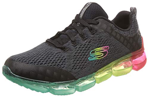 image for Skechers Women's Skech-AIR Endeavour Sneaker, Black/Multi, 5 M US, wom