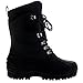 Polar Mens Snow Hiking Mucker Duck Grafters Waterproof Saftey Thermal Boots - Black - US8/EU41 - YC0445