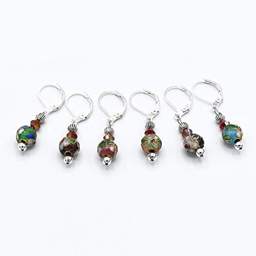 image for Pretty Warm Designs Cloisonné Enamel Progress Keepers for Crochet, wo