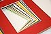 topseller100: Pack of 20 Mixed Colors 11x14 Picture Mats Matting with White Core Bevel Cut for 8x10 Pictures