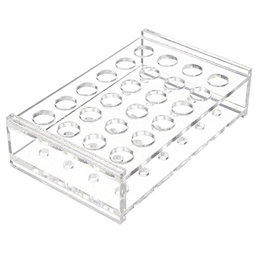 Gracefulvara Plastic Testing Tubes Rack Holder Storage