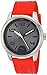 PUMA Quartz Stainless Steel and Polyurethane Watch, Black Dial (Model: PU104041004)