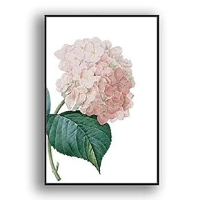 Framed Canvas Wall Art Beautiful Flowers in Grid Giclee Print Gallery Wrap Modern Home Prints Ready to Hang - 16x24 inches