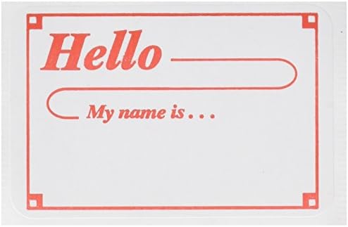 A & W Office Supplies Labelshello Badges 23125"X33125" 25Pkg