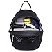 XB handbags Women's Fashion Backpack Faux Leather Shoulder Purse Travel Daypack -Black
