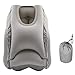Koncle Inflatable Travel Pillow, Airplane Pillow, Ergonomic and Portable Head Heck Rest Pillow for Fully Support, Soft Flight Sleep, Designed for Planes, Cars, Buses, Trains (Grey)