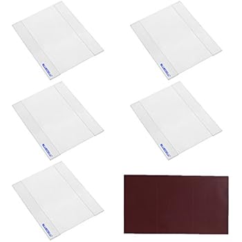 BCP 5 PCS Acrylic Sign Holder with Adhesive Tape for Office Store Restaurant (4 x 6