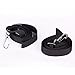 Leader Accessories 1 Pair Black Bimini Top Straps Adjustable